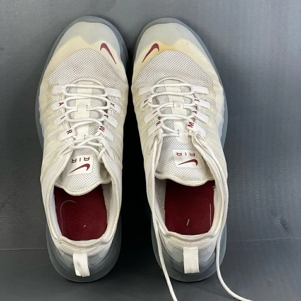 Nike Air Max Axis White Cool Grey sneaker shoes mens size 11.5